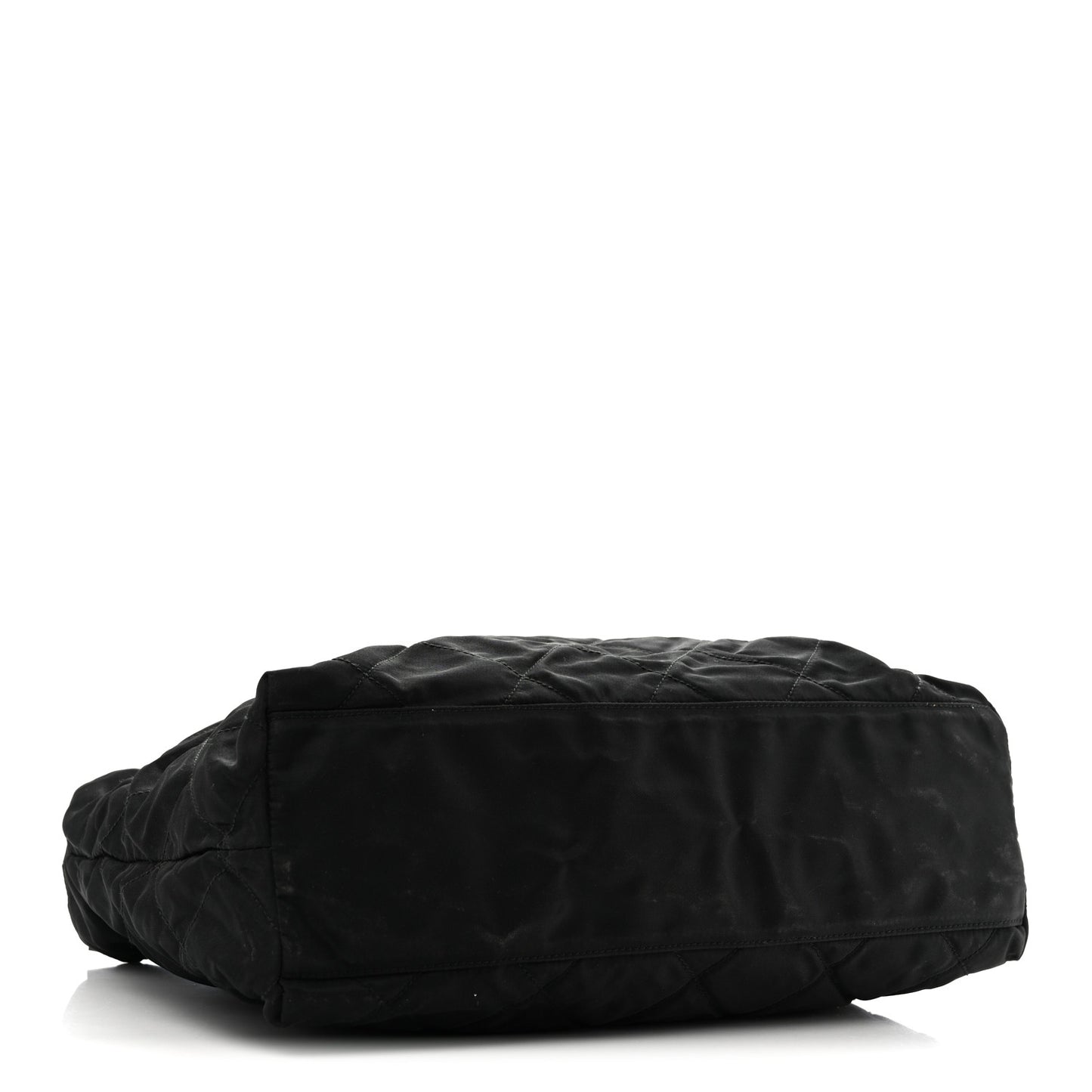 Nylon Tessuto Impuntu Quilted Tote Black