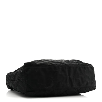 Prada Nylon Tessuto Impuntu Quilted Tote Black 4 of 13