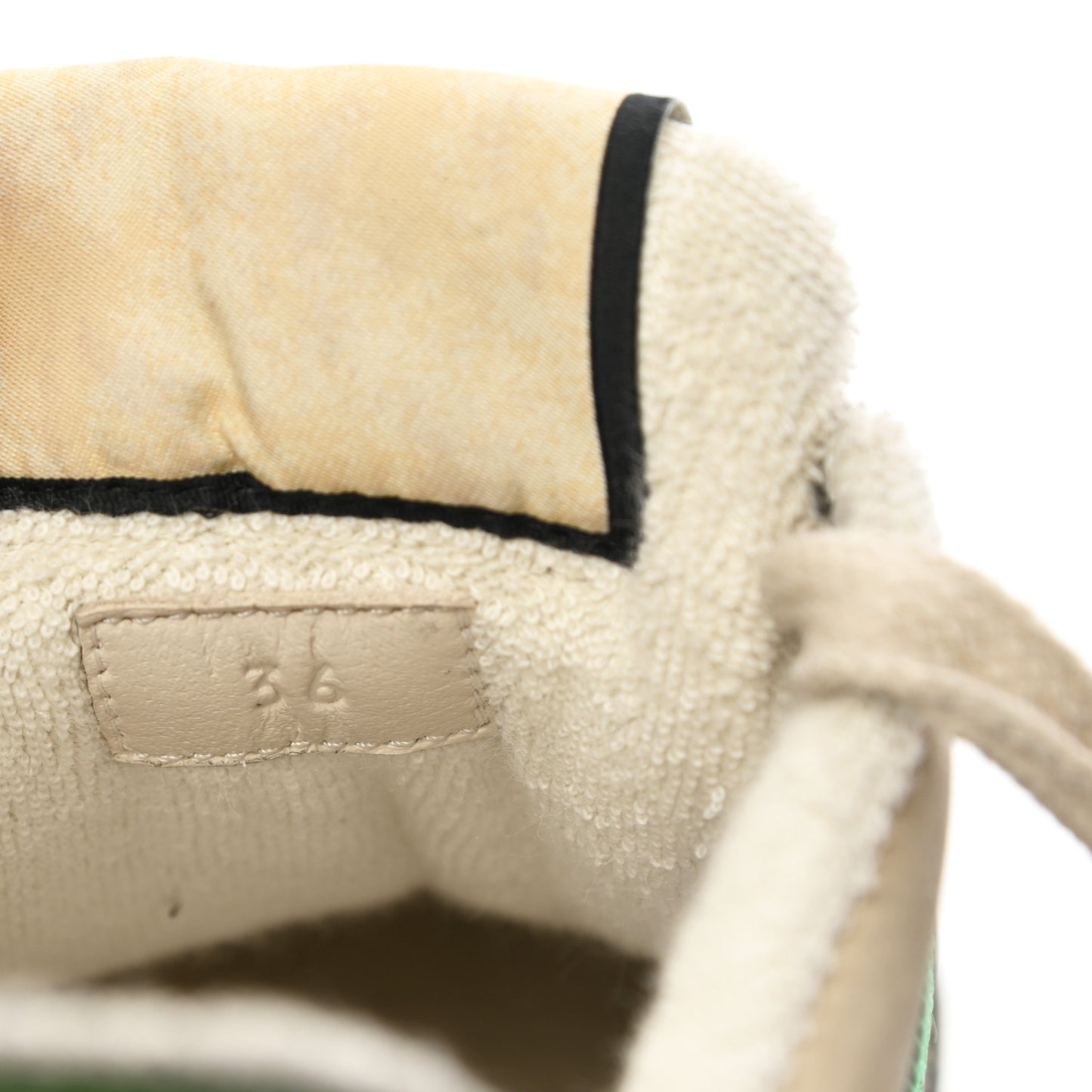 Nubuck Web Cherries Womens Screener Sneakers 36 Dusty Milk White Vintage Green