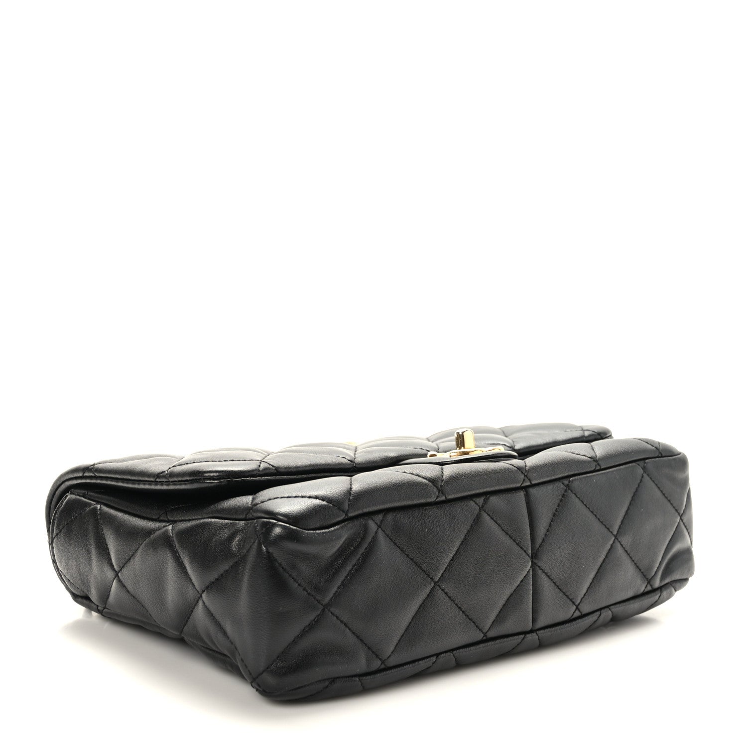 Chanel Lambskin Quilted Large CC Funky Town Flap Black 4 of 9
