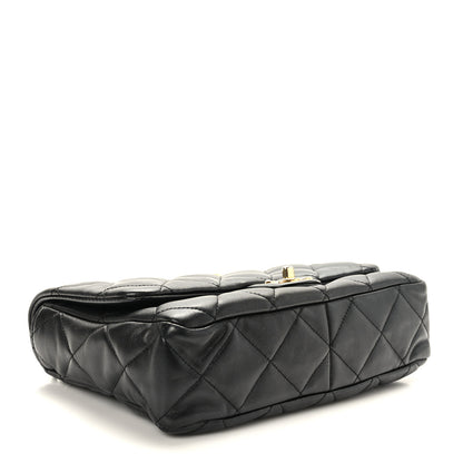 Chanel Lambskin Quilted Large CC Funky Town Flap Black 4 of 9