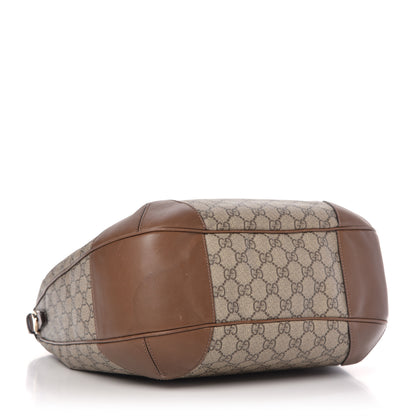 Gucci GG Supreme Monogram Margaux Calfskin Medium Nice Hobo Beige Ebony Acero 4 of 10