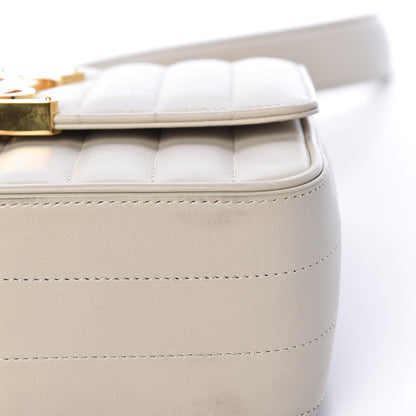 Saint Laurent Lambskin Matelasse Monogram Medium Vicky Chain Bag Crema Soft 16 of 16
