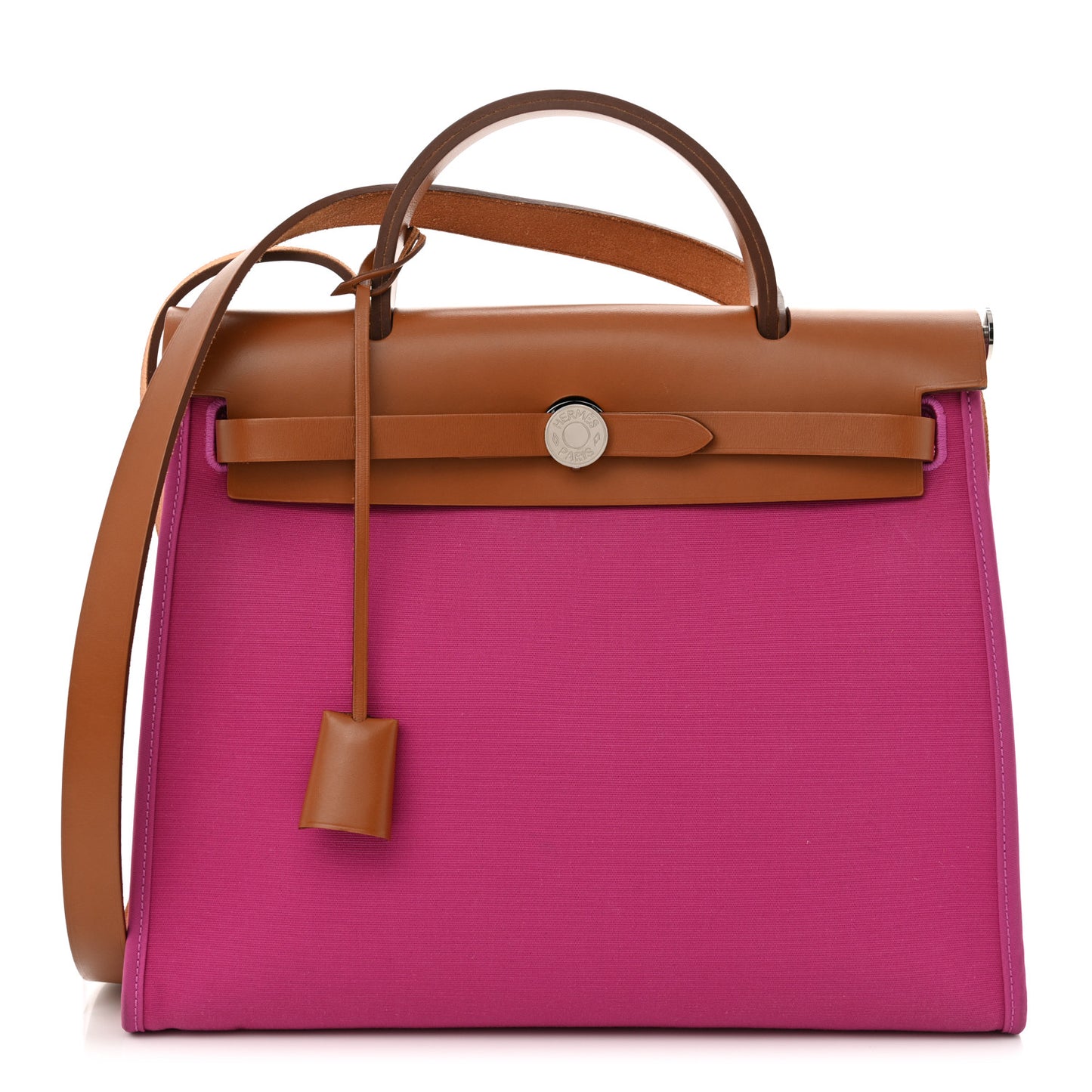 Vache Hunter Toile Herbag Zip 31 PM Magnolia Fauve