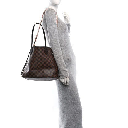 Louis Vuitton Damier Ebene Braided Neverfull MM Pink 3 of 13