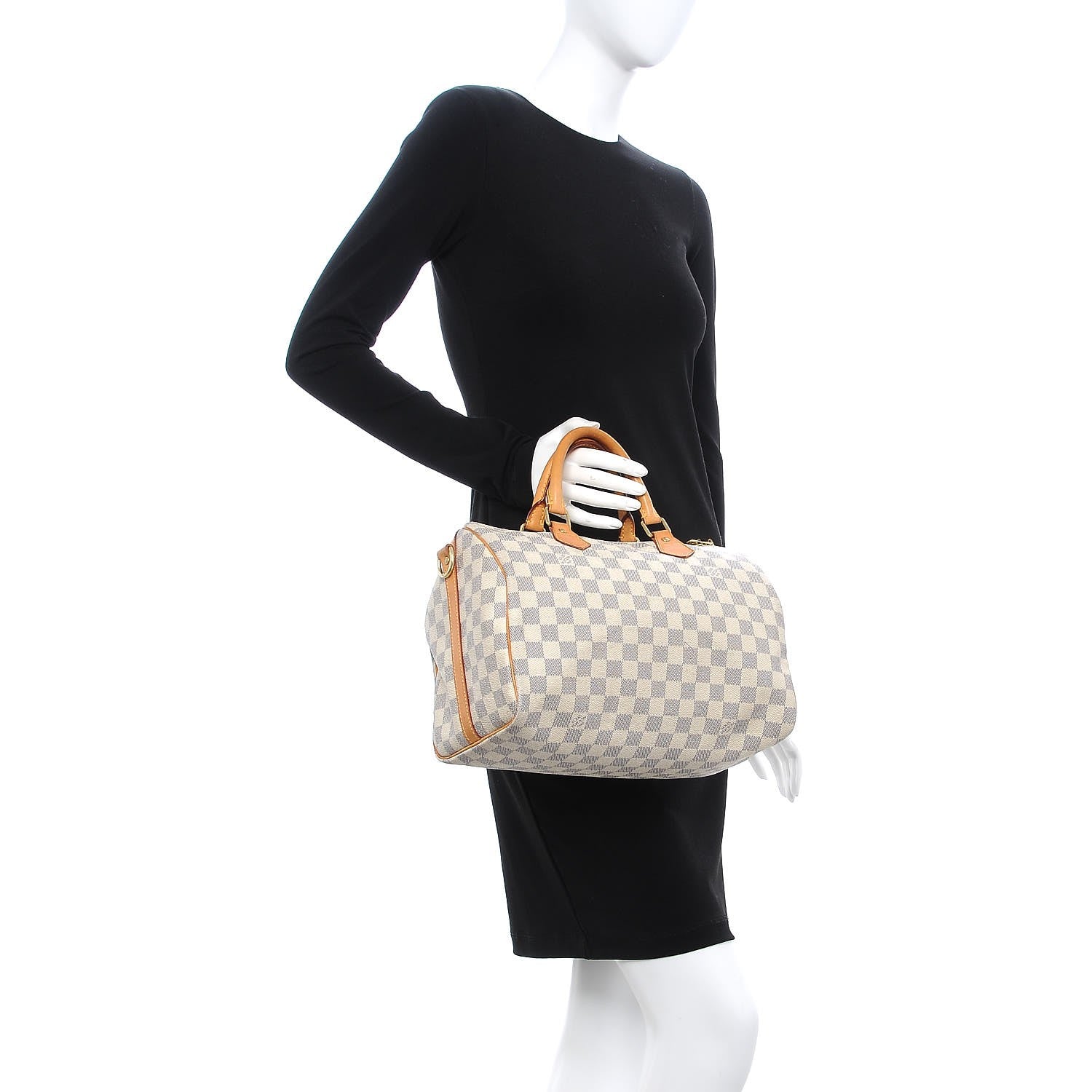 Louis Vuitton Damier Azur Speedy Bandouliere 30 3 of 20