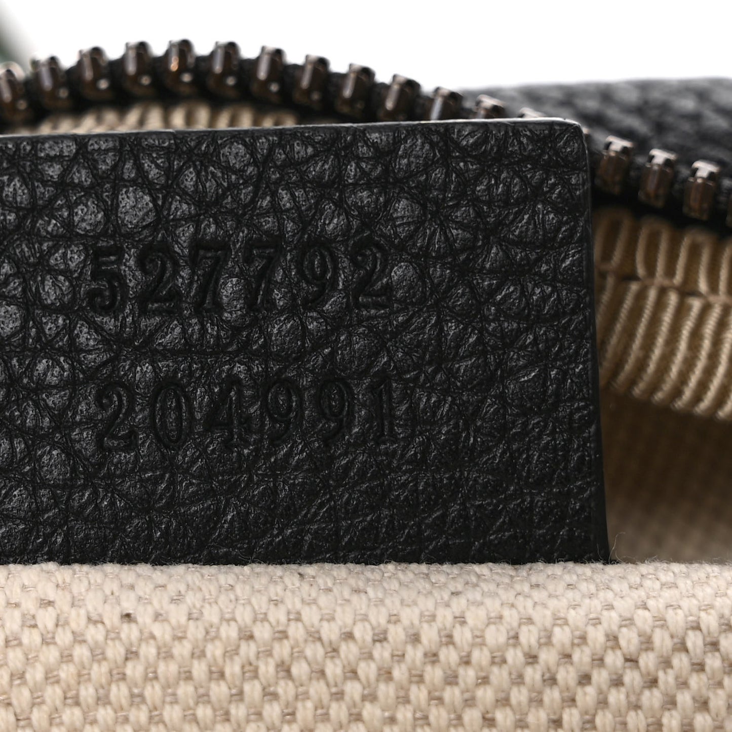 Grained Calfskin Small Logo Belt Bag Black