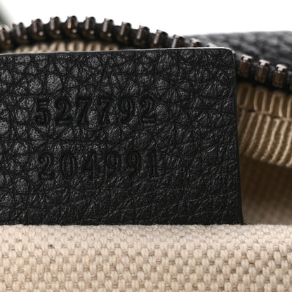 Gucci Grained Calfskin Small Logo Belt Bag Black 7 of 9