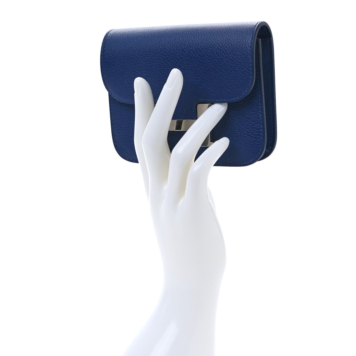 Evercolor Bi-Color Constance Slim Wallet Bleu Saphir Bleu France