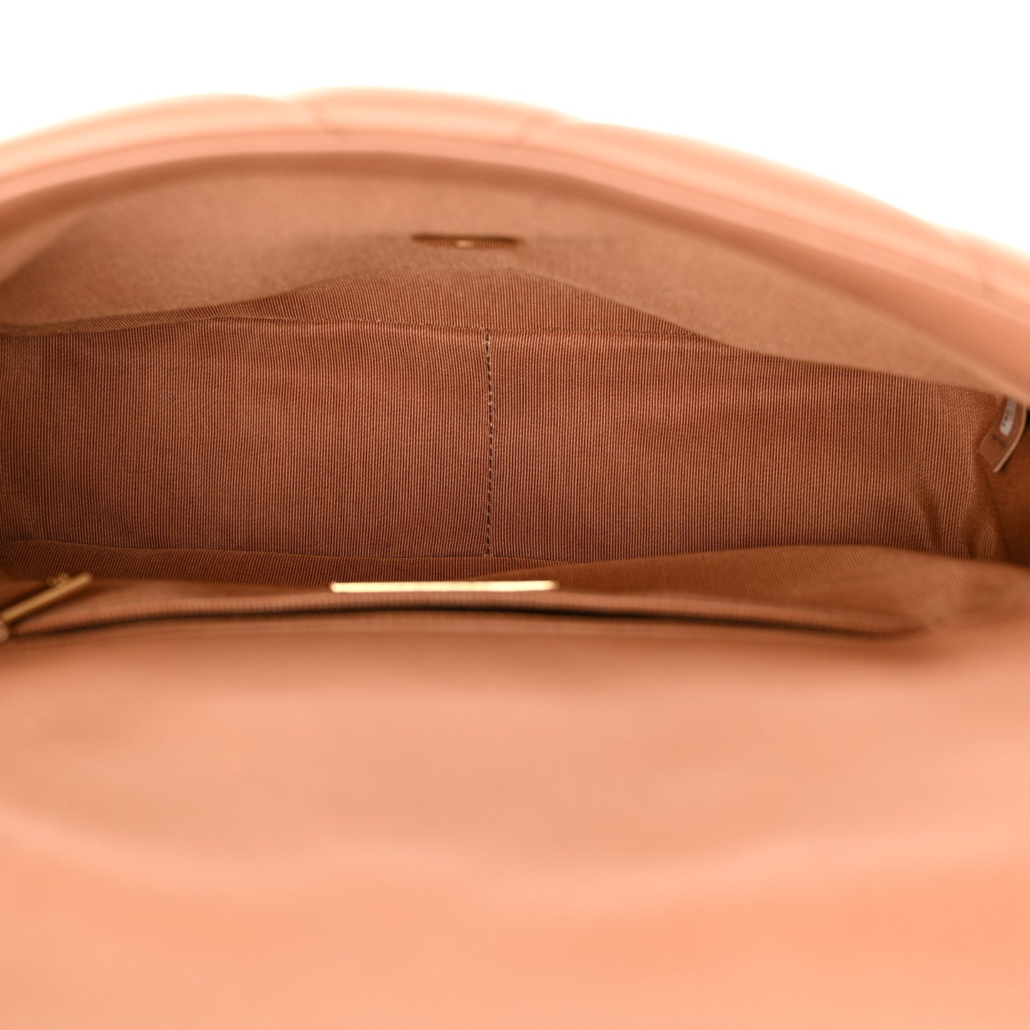 Lambskin Quilted Medium Chanel 19 Flap Brown