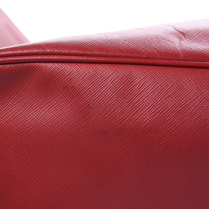 Prada Saffiano Lux Large Tote Fuoco 11 of 24