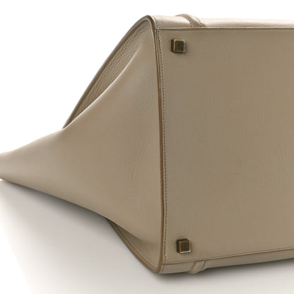 Celine Supple Calfskin Medium Phantom Luggage Beige 7 of 11