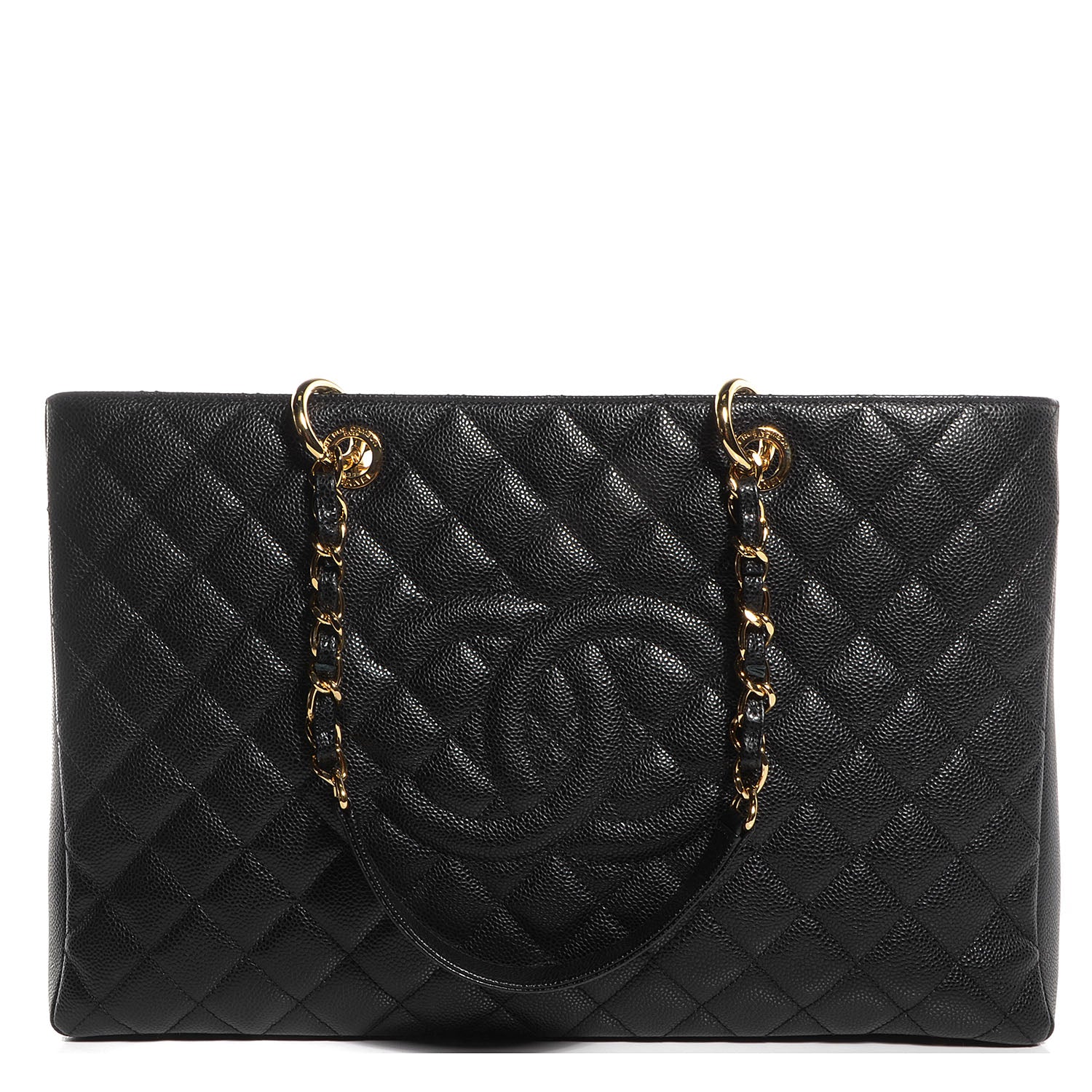 Chanel Caviar XL Grand Shopping Tote GST Black 1 of 8