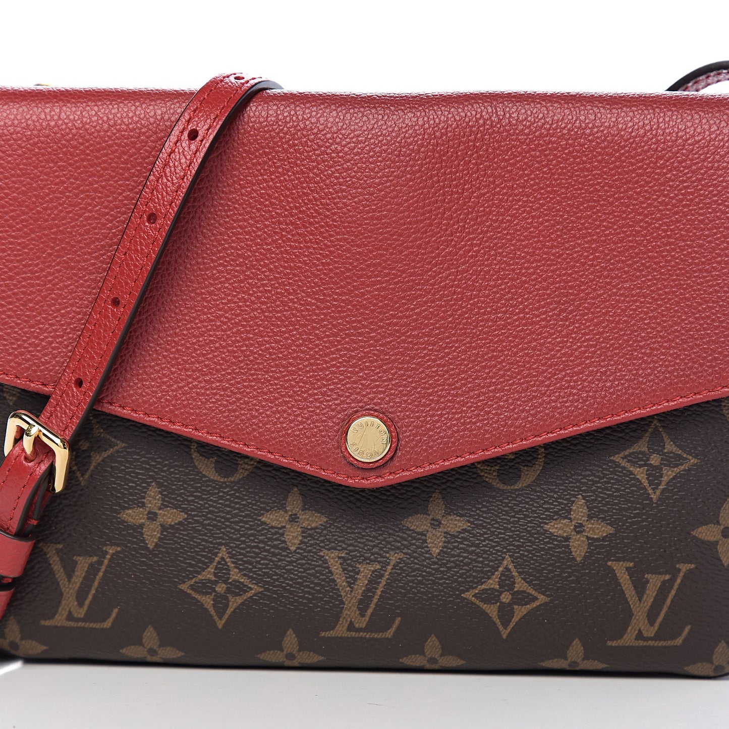 Monogram Twice Pochette Cherry