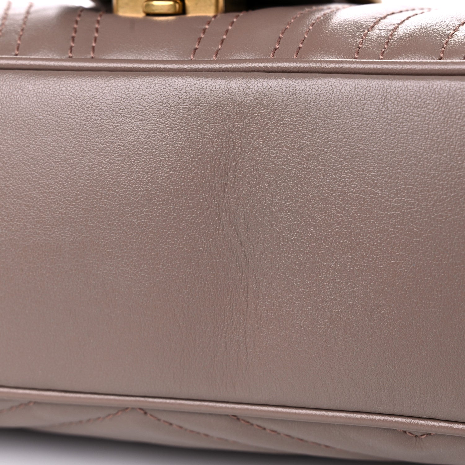 Gucci Calfskin Matelasse Medium GG Marmont Shoulder Bag Porcelain Rose 11 of 13