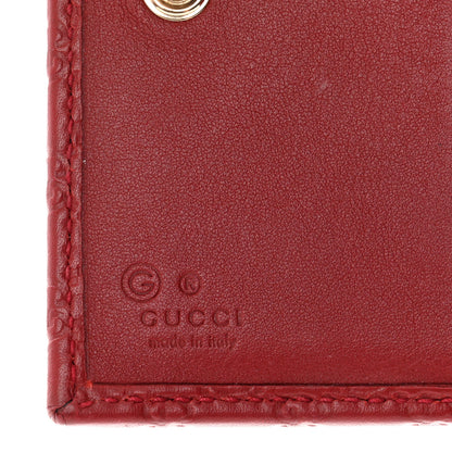 Gucci Microguccissima Bi-Fold Wallet Red 7 of 7