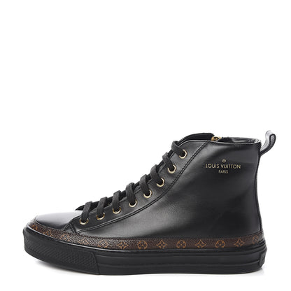 Louis Vuitton Monogram Stellar Sneaker Boots 36 Black 1 of 8