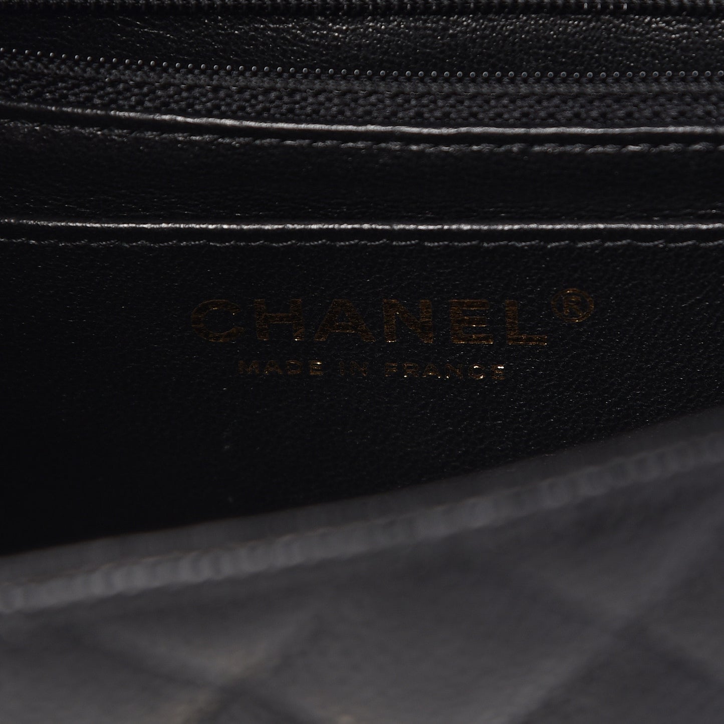 Caviar Quilted Mini Rectangular Flap Black