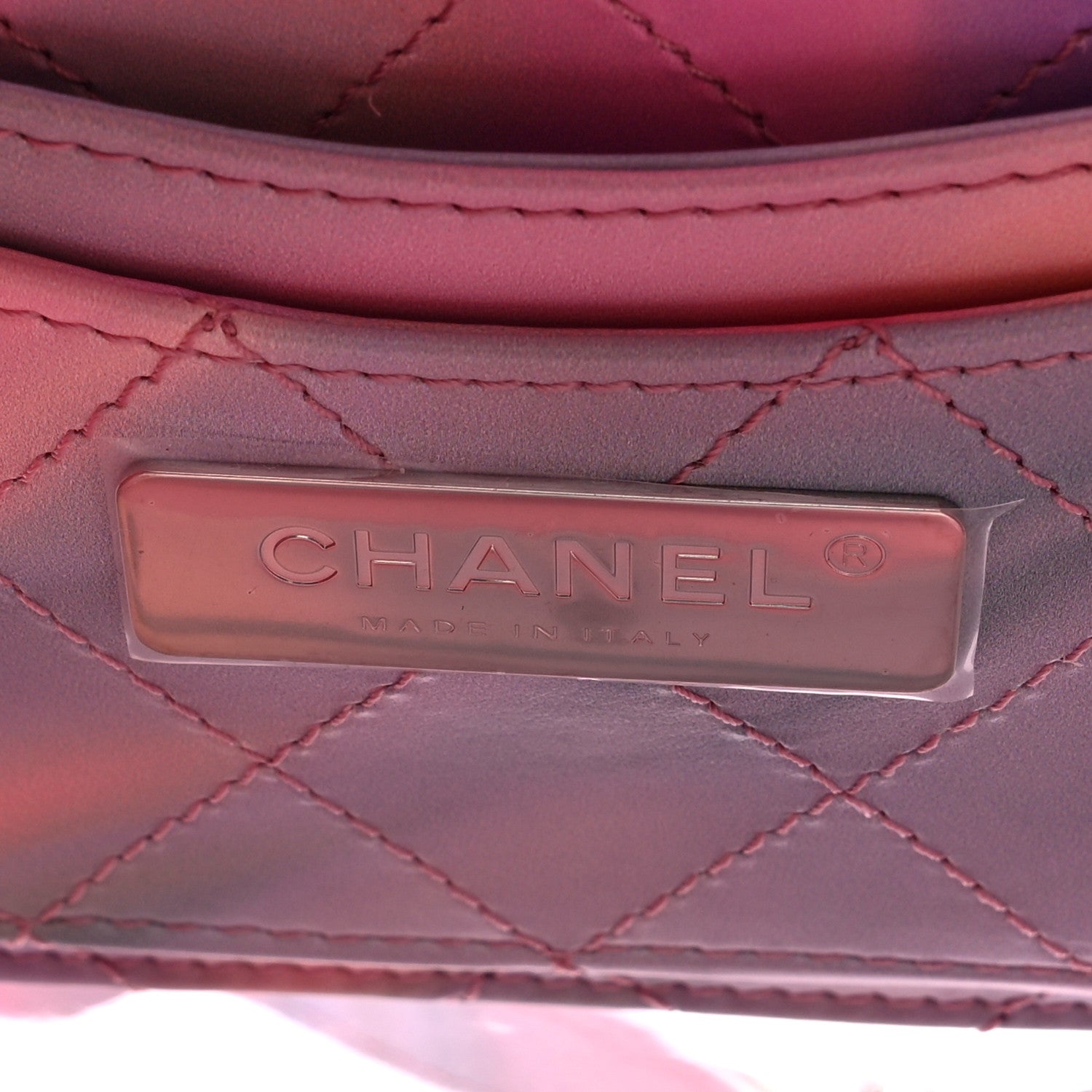 Chanel PVC Lambskin Filigree Small CC Filigree Vanity Case Pink Multicolor 6 of 10