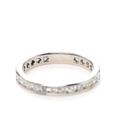 Tiffany Platinum Diamond 1.00ctw Eternity Band Ring 53 6.5 4 of 5