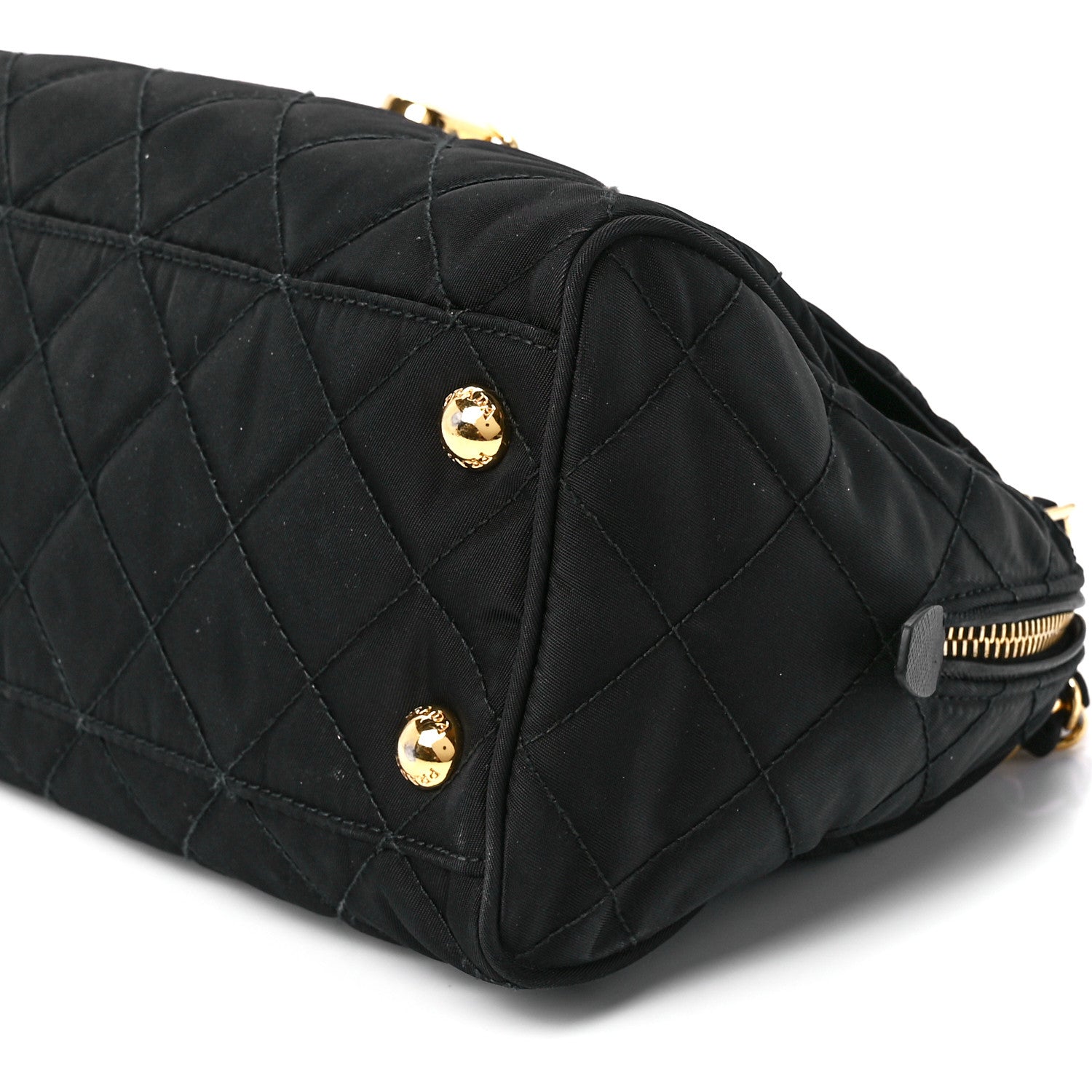 Prada Nylon Tessuto Impuntu Quilted Flap Black 12 of 12