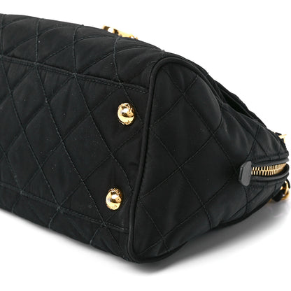 Prada Nylon Tessuto Impuntu Quilted Flap Black 12 of 12