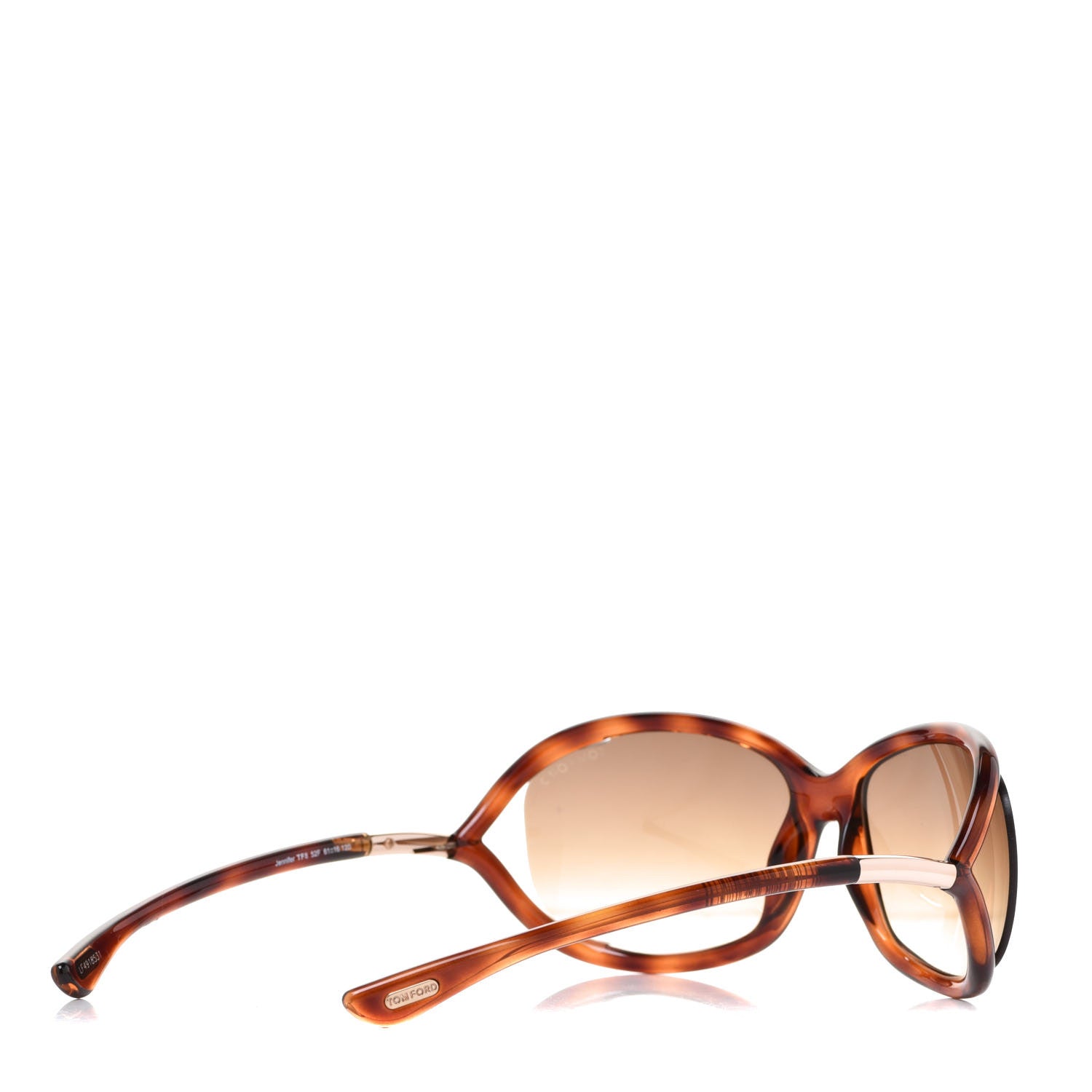 Tom Ford Jennifer Sunglasses TF8 Tortoise 4 of 8