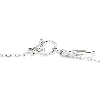 Cartier 18K White Gold Diamond SM D'Amour Pendant Necklace 3 of 5