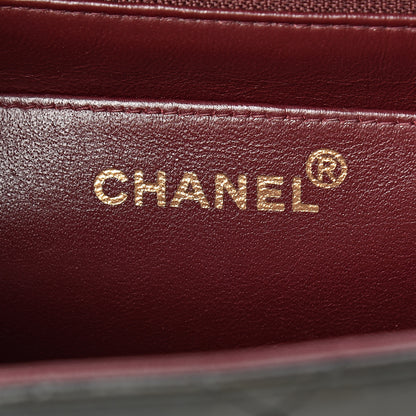 Chanel Lambskin Quilted XL Jumbo Single Flap Black 6 of 17