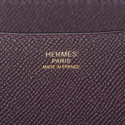Hermes Epsom Constance 24 Raisin 6 of 23
