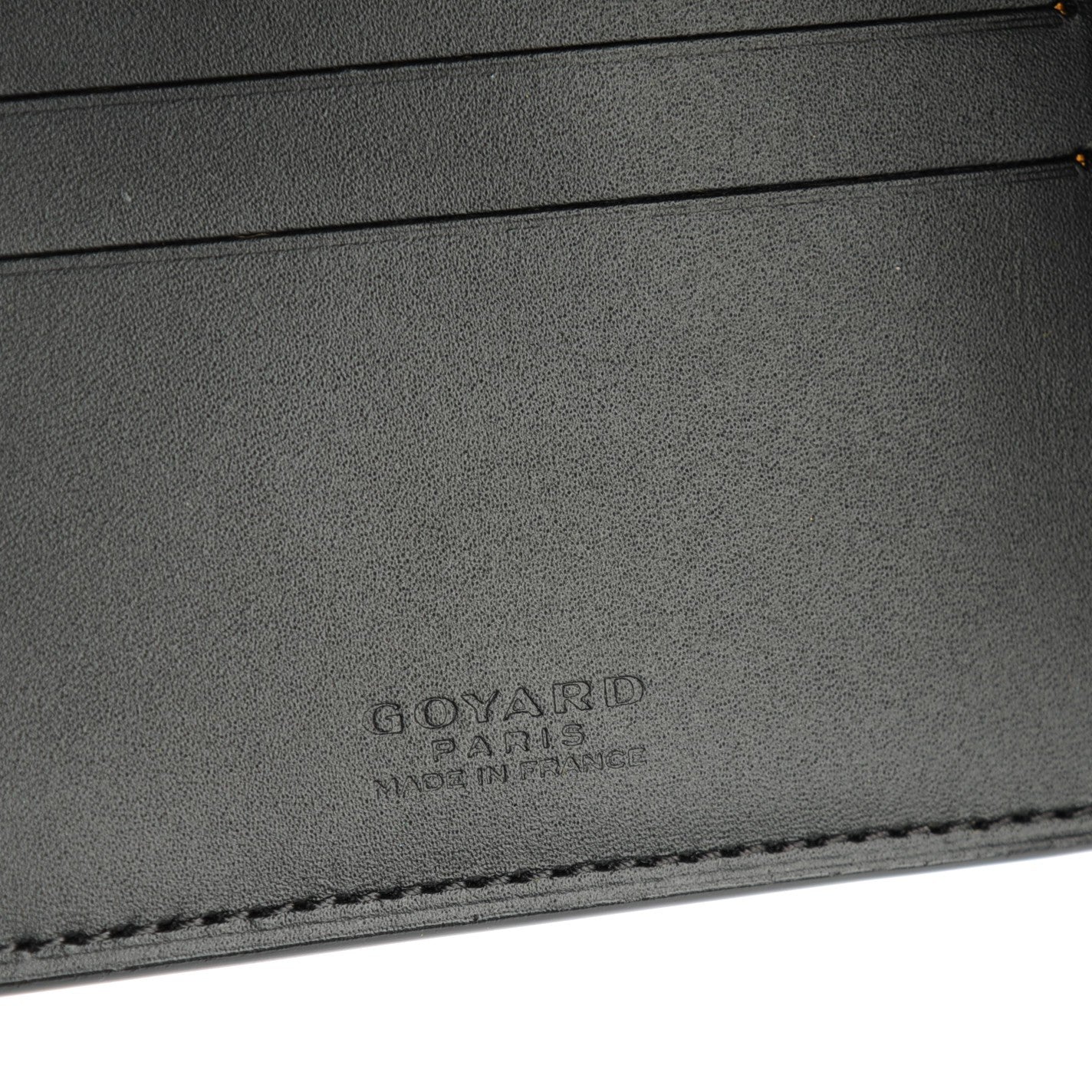 Goyardine Bi-Fold Wallet Black