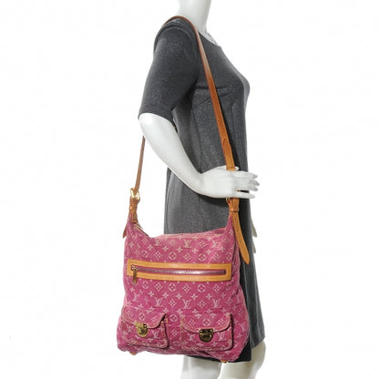 Louis Vuitton Denim Baggy GM Fuchsia 2 of 7