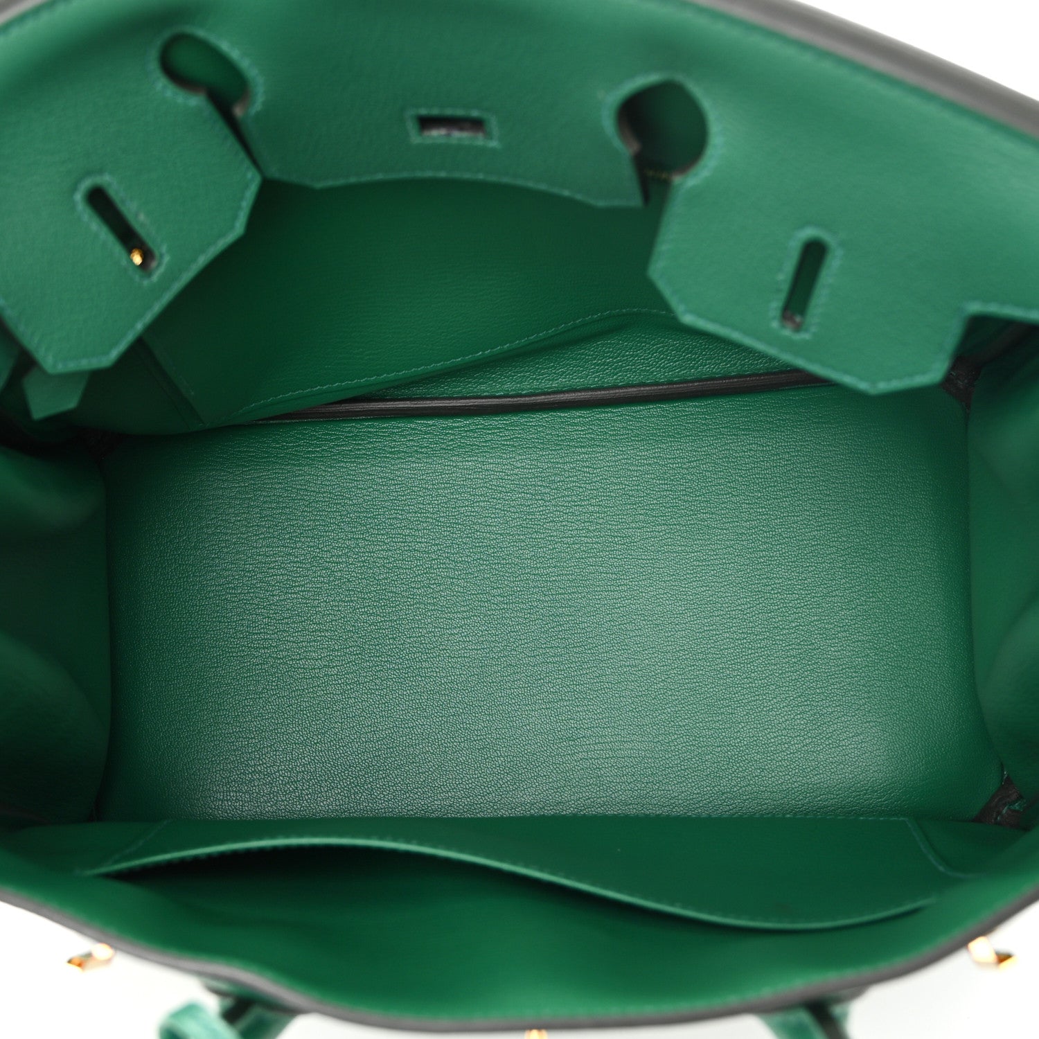 Hermes Taurillon Novillo Birkin 30 Vert Vertigo 4 of 9
