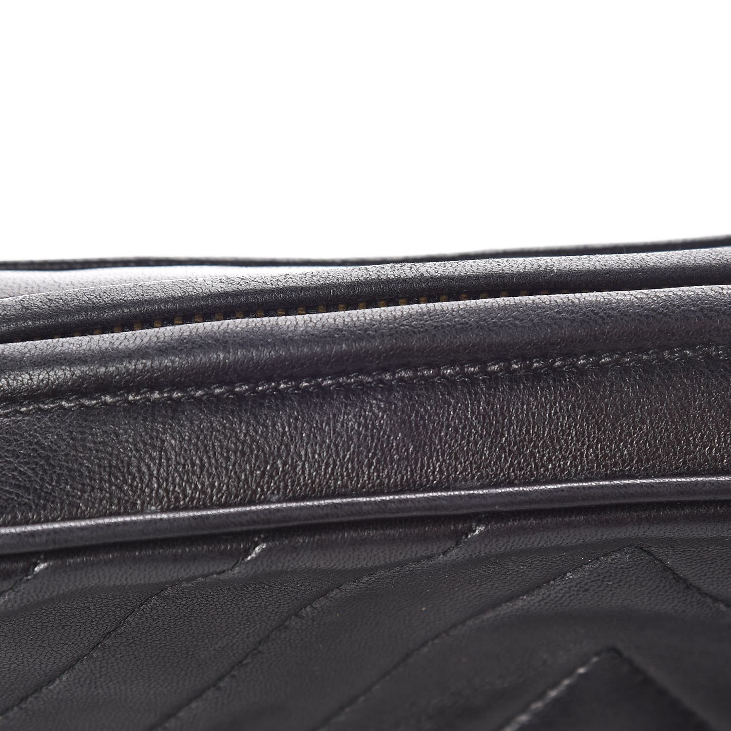 Chanel Lambskin Chevron Quilted Tassel Camera Case Black 9 of 10