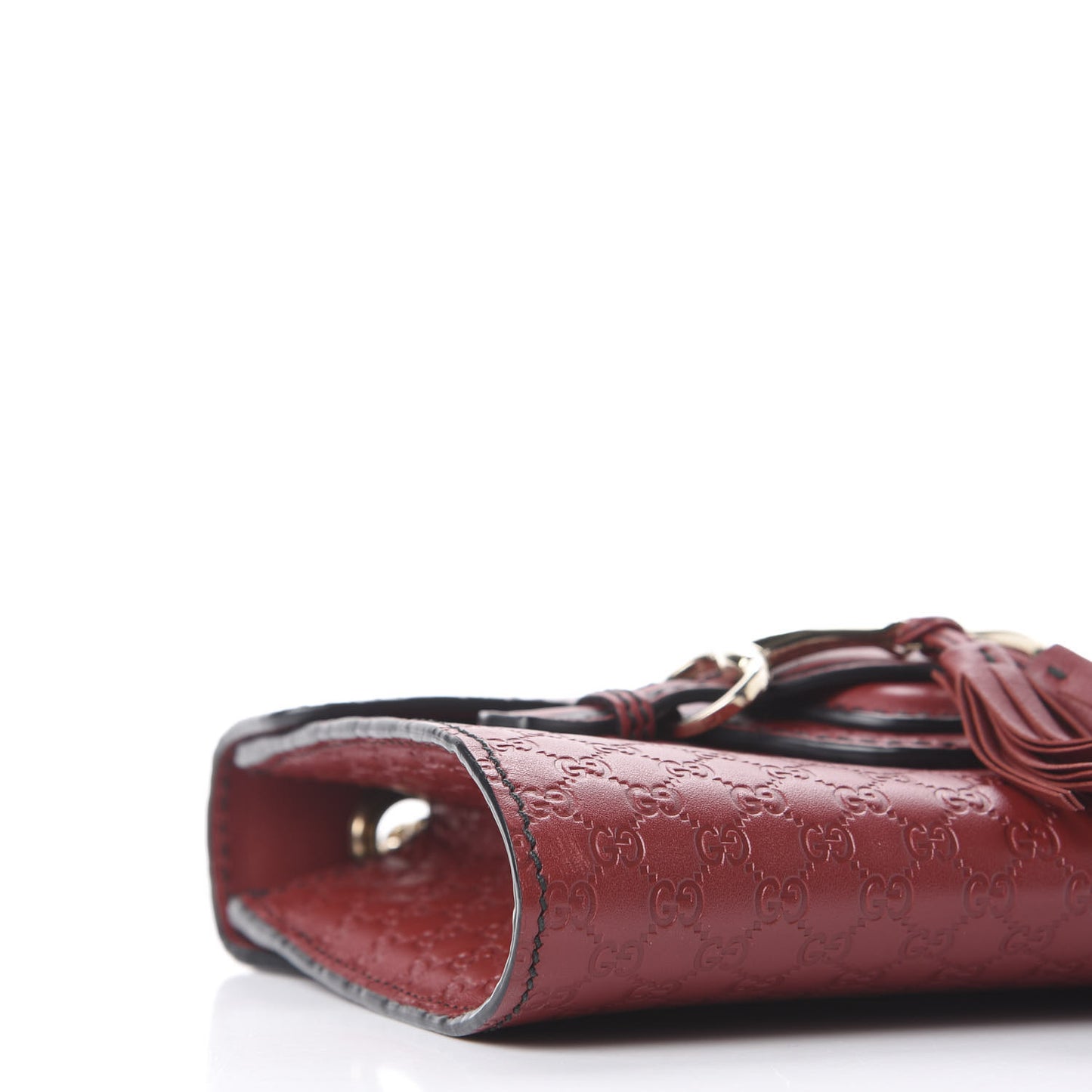 Soft Microguccissima Mini Emily Chain Shoulder Bag Rosso