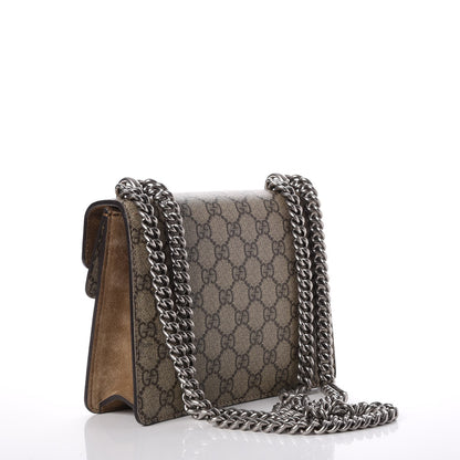 Gucci GG Supreme Monogram Mini Dionysus Shoulder Bag Taupe 3 of 7