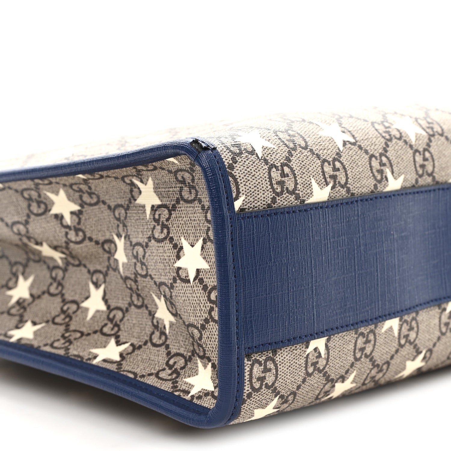 Gucci GG Supreme Monogram Stars Childrens Tote Beige Ebony Yellow Royal 9 of 10