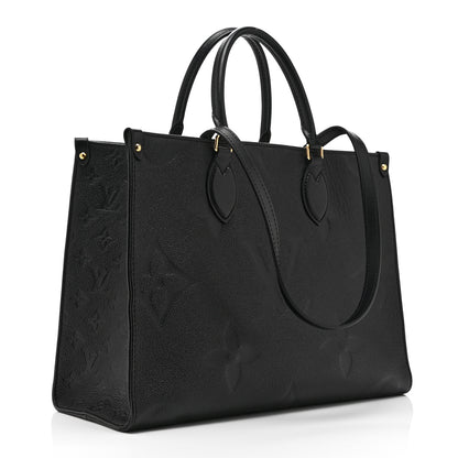 Louis Vuitton Empreinte Monogram Giant Onthego MM Black 3 of 9