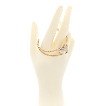 Chanel Hammered CC Cuff Silver 2 of 5