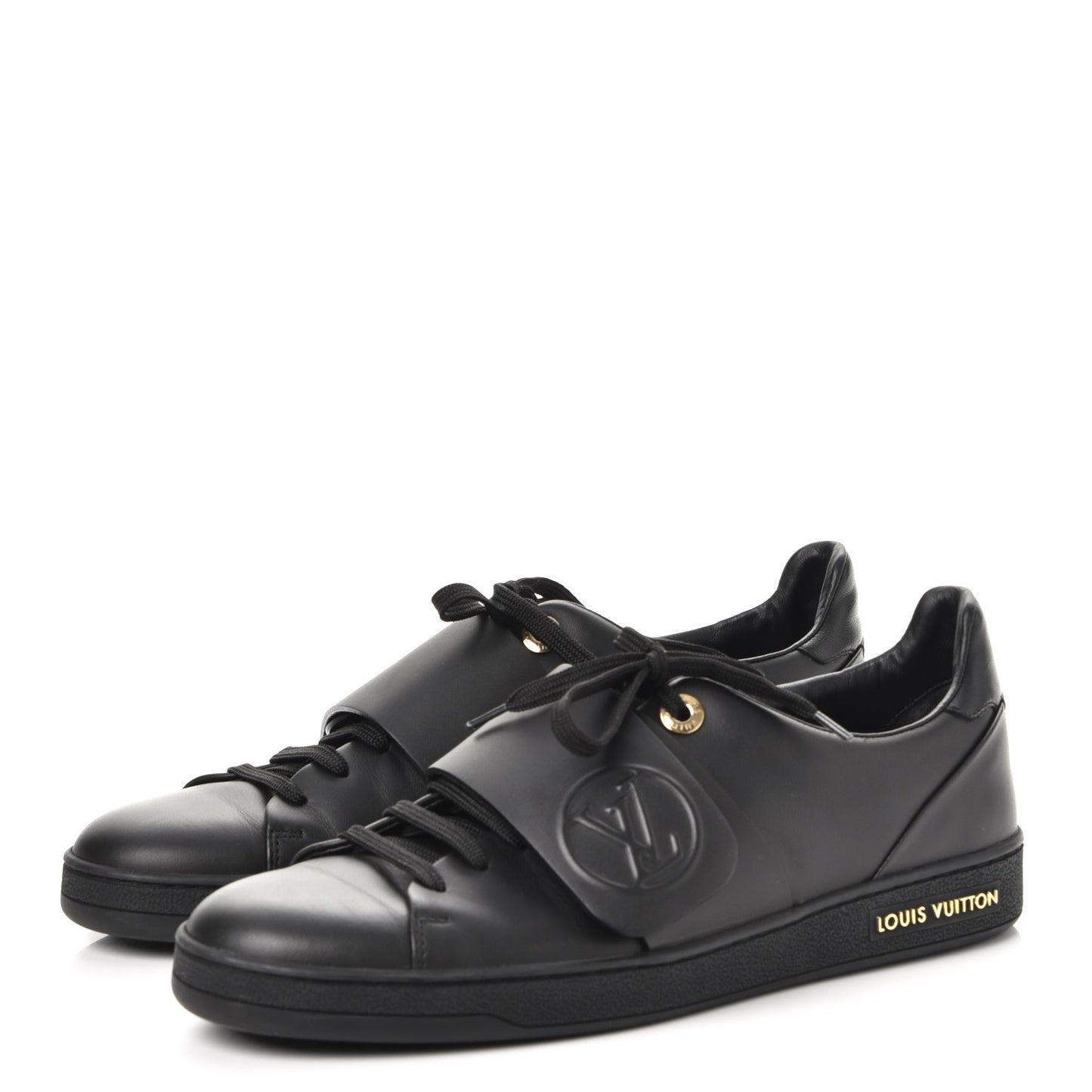 Calfskin Frontrow Sneakers 39 Black