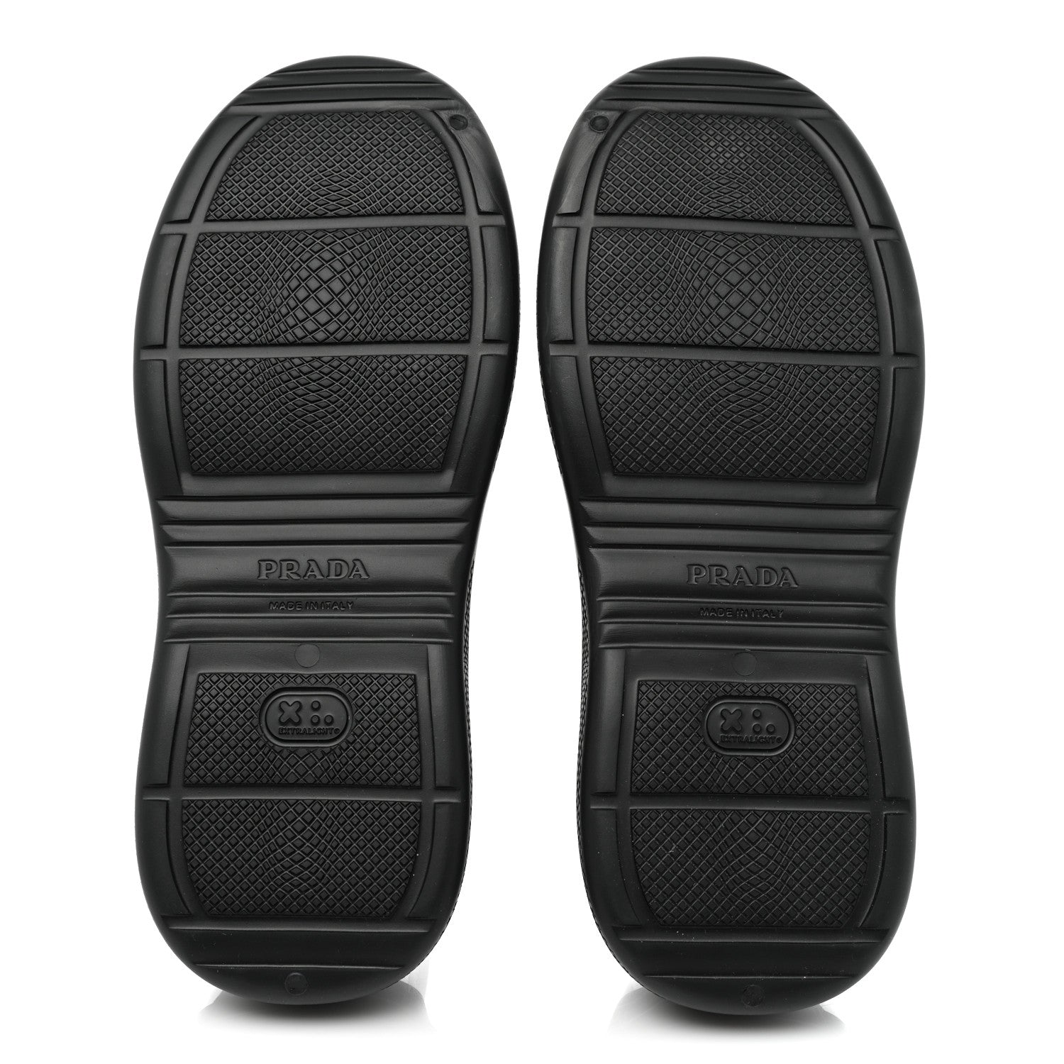 Prada Soft Mellow Rubber Triangle Logo Embossed Womens 25mm Mules 37 Black 5 of 10