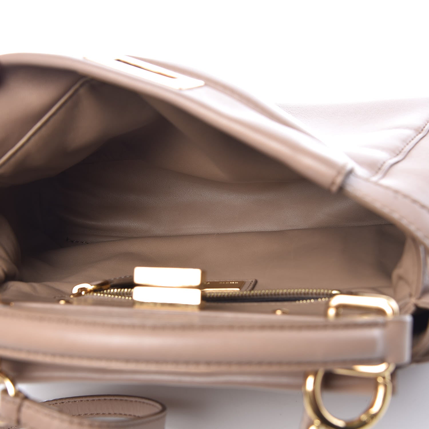 Fendi Nappa Mini Peekaboo Iconic Satchel Ratmusquet 7 of 14