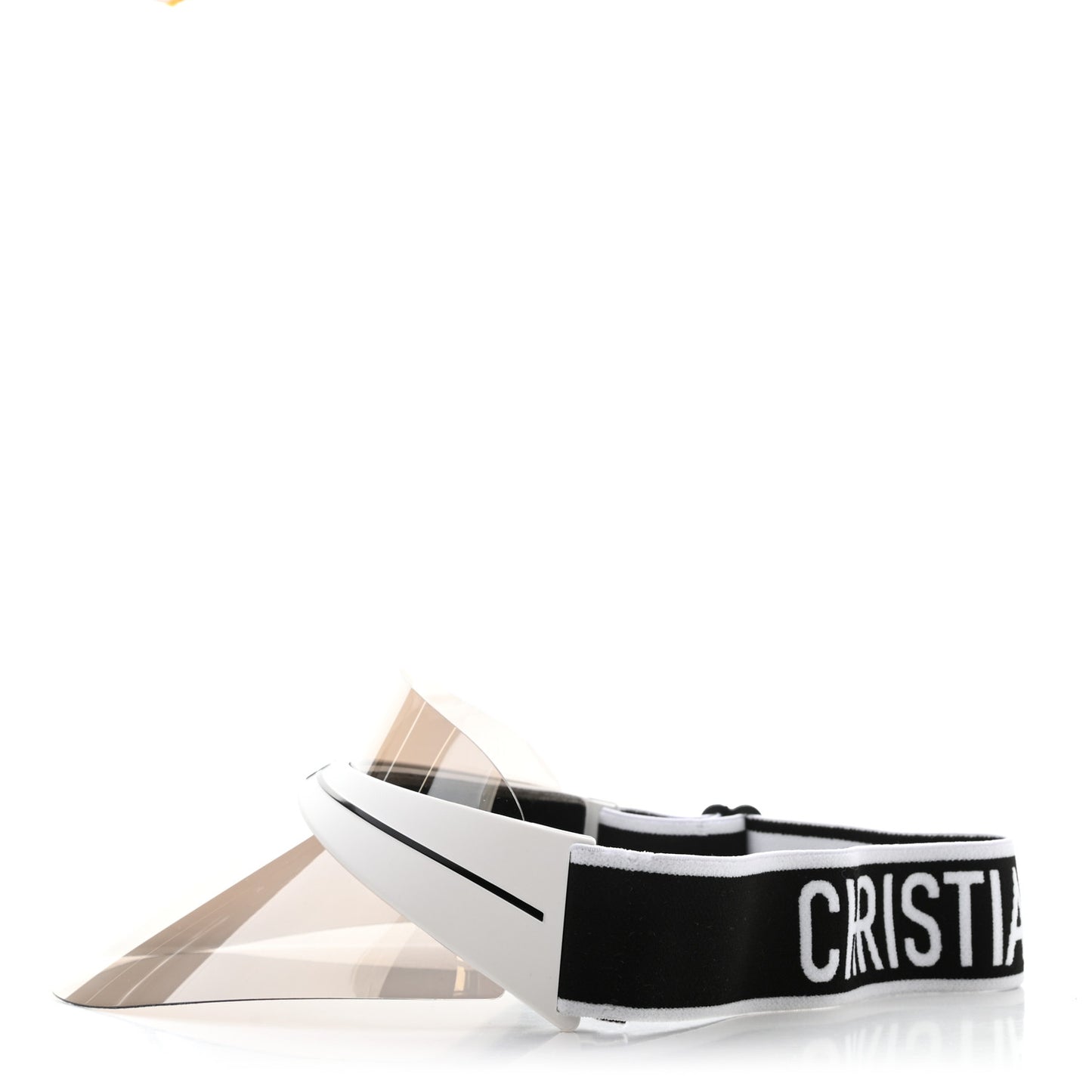 Mirrored DiorClub1 Sun Visor White Black