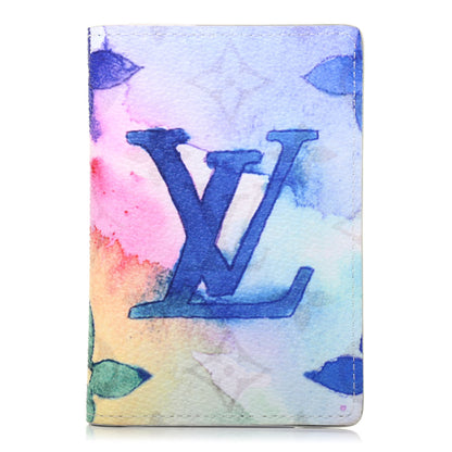 Louis Vuitton Monogram Watercolor Pocket Organizer NM Multicolor 1 of 6