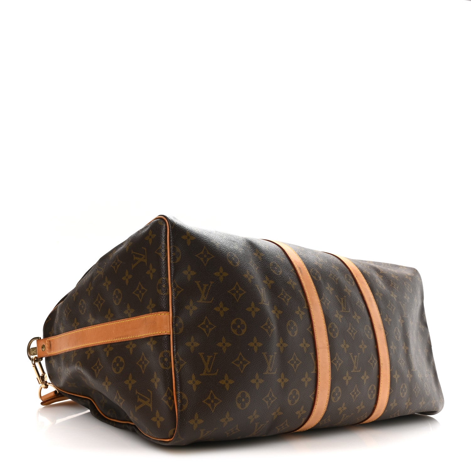 Louis Vuitton Monogram Keepall Bandouliere 55 3 of 10