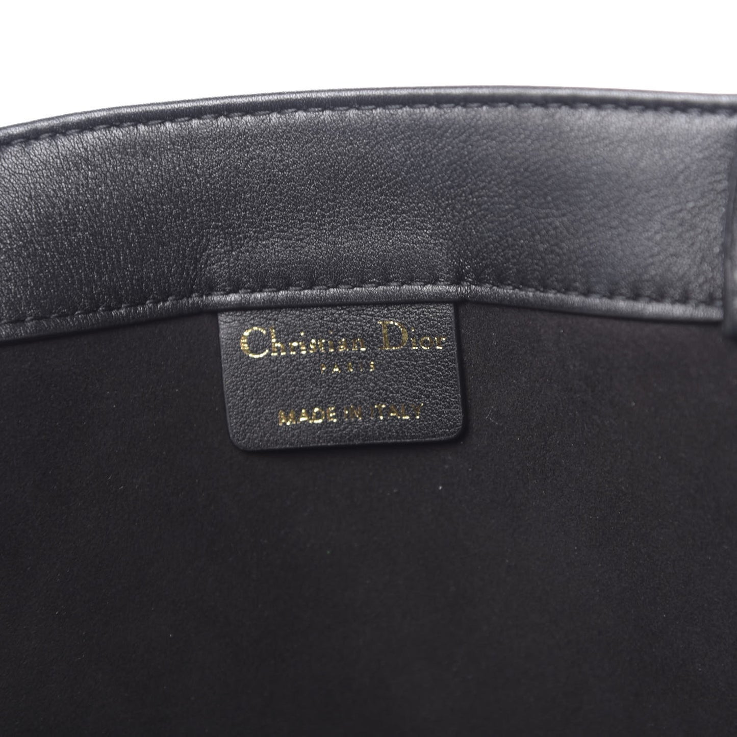 Calfskin Embossed Medium Book Tote Black