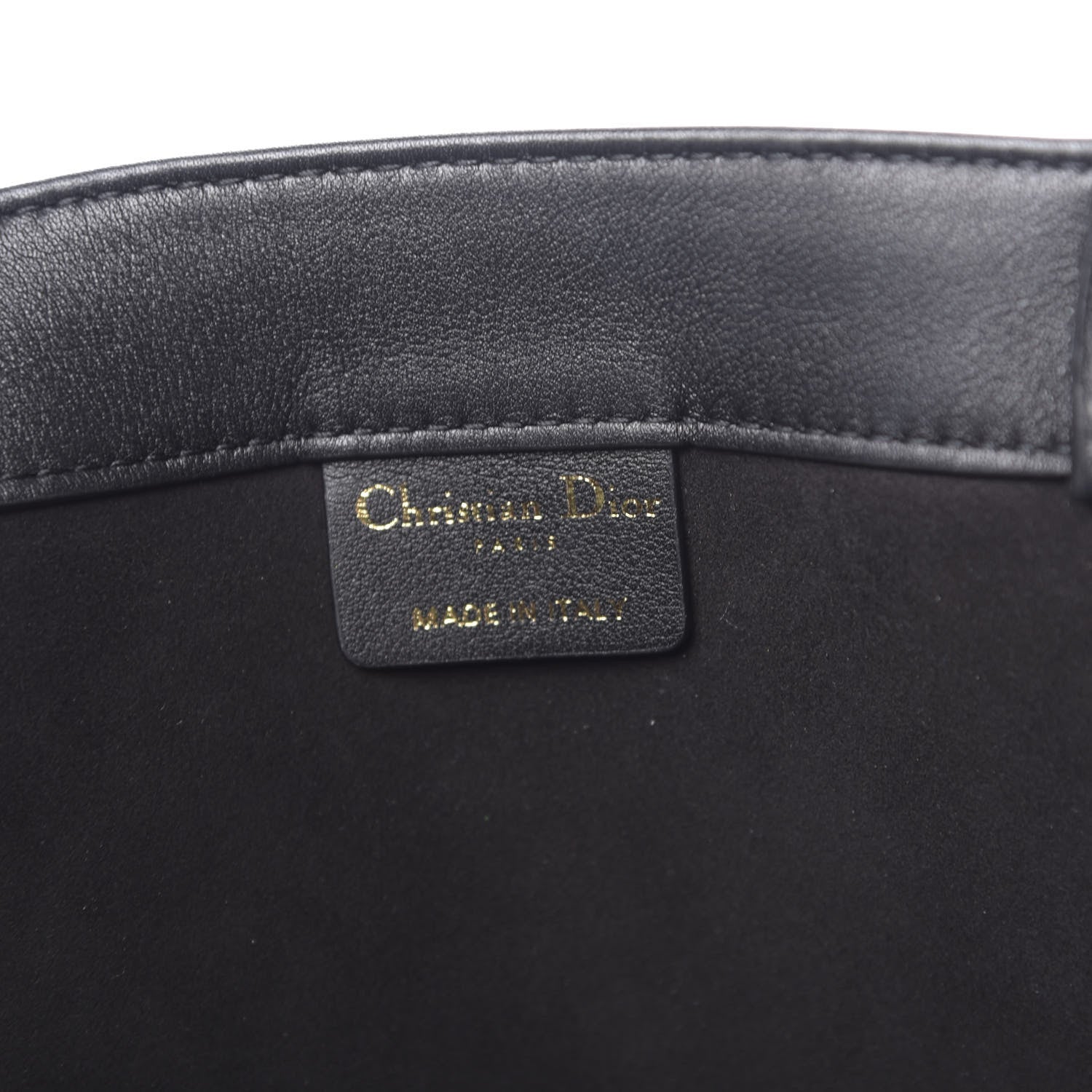 Christian Dior Calfskin Embossed Medium Book Tote Black 6 of 11