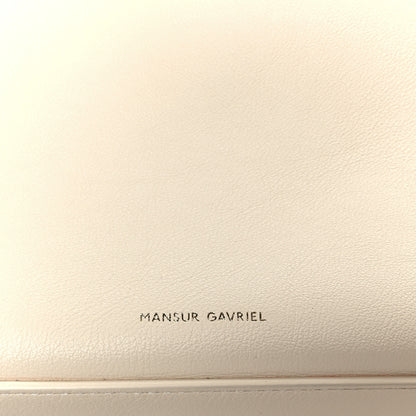 Mansur Gavriel Calfskin Box Hobo Bag Jasmine 7 of 10