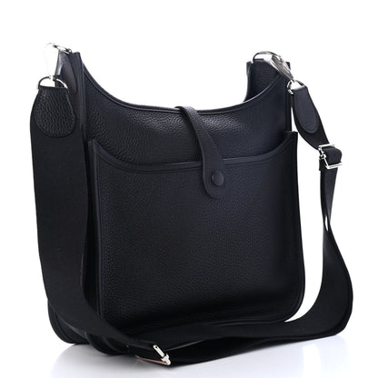 Hermes Taurillon Clemence Evelyne III PM Black 2 of 4