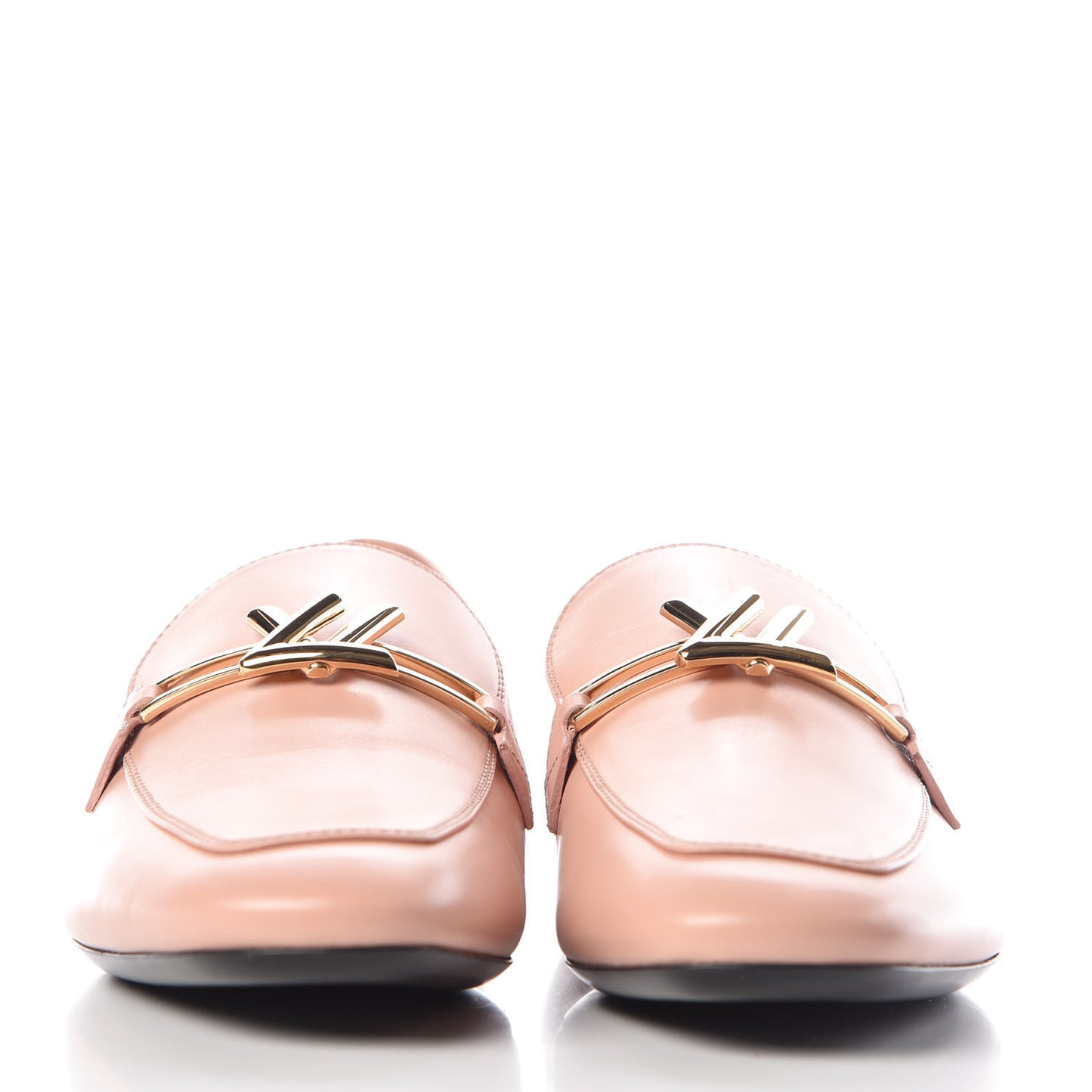 Calfskin Upper Case Flat Loafer 40 Rose Clair